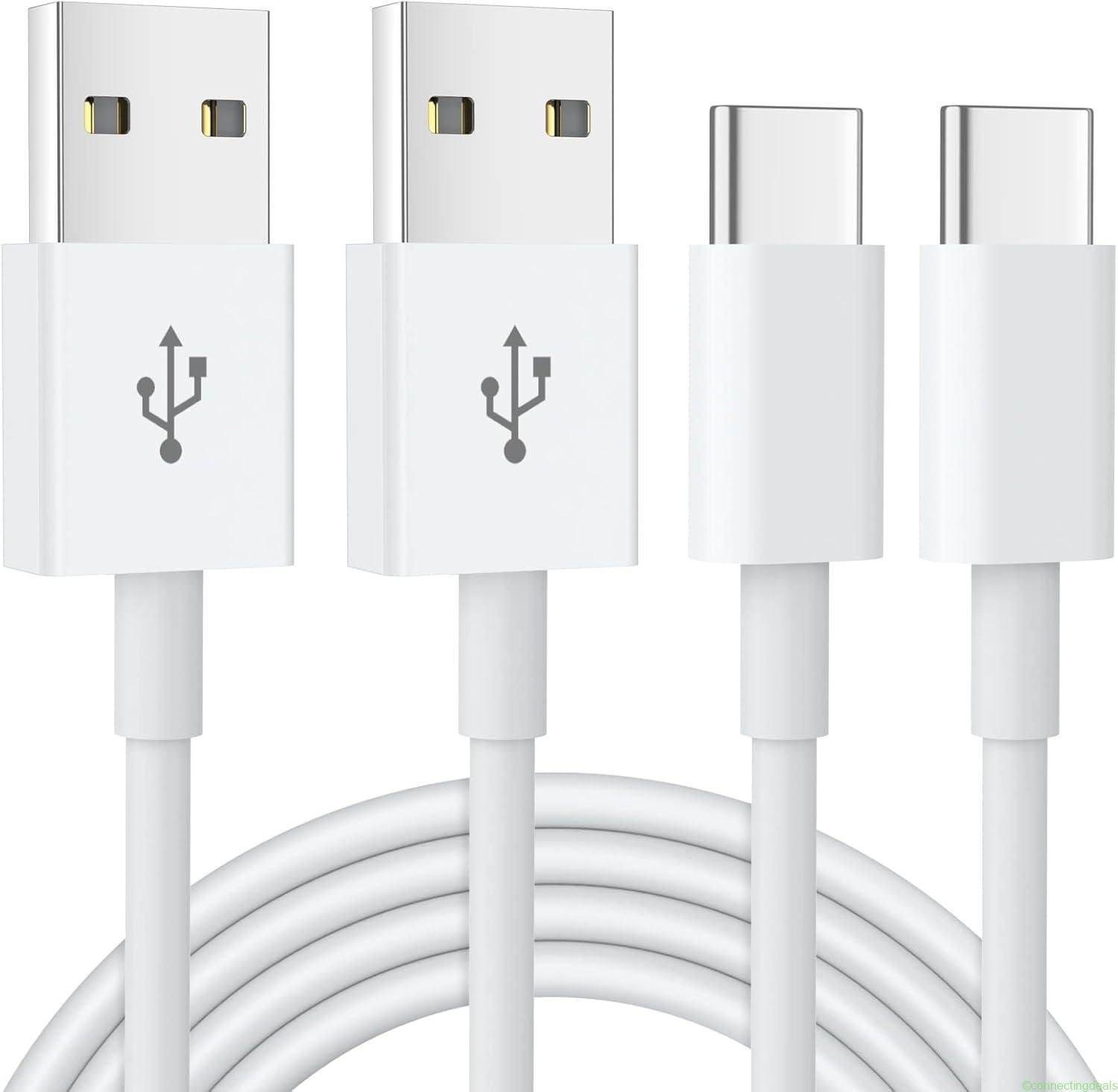 free ads USB C Charger Cable 2Pack 6FT – 15% Off