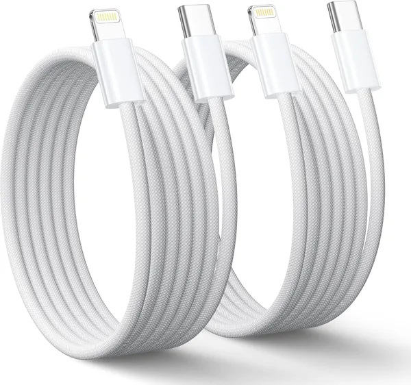 free ads USB C Lightning Kabel 1M 2 Pack, [MFi Certifierad] Original iPhone Ladkabell USB C för iPhone Fastladning