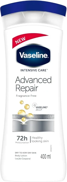 free ads Vaseline Intensive Care Body Lotion 400ml Fragrance Free Dry Skin Repair – 31% Off