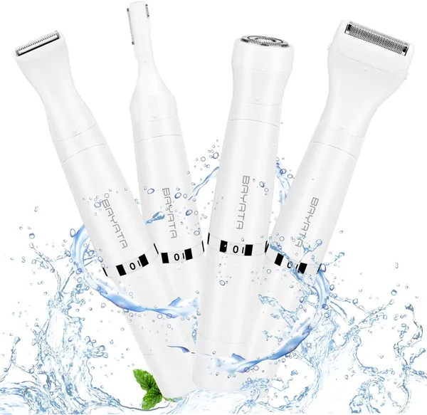 free ads Vio 女性用シェーバー 4-in-1 全身用 水洗い可能 防水 ウェット＆ドライ USB充電式