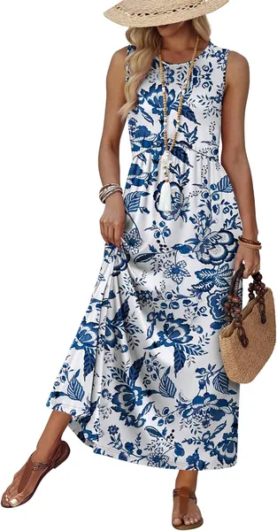 free ads WIHOLL Summer Babydoll Maxi Dress – Best Deal