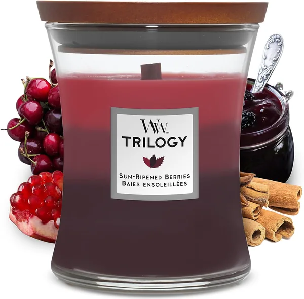 free ads Woodwick Trilogy Sun Ripened Berries 275g Best Deal