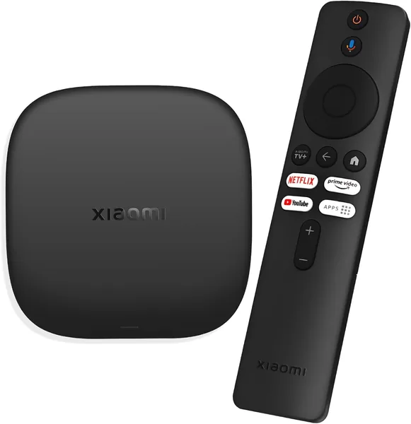 free ads Xiaomi Mi TV Box S 3ª Generación, 2GB RAM + 32GB ROM, Wi-Fi 6, Streaming 4K Ultra HD, Bluetooth, Compatible con Google TV, Negro