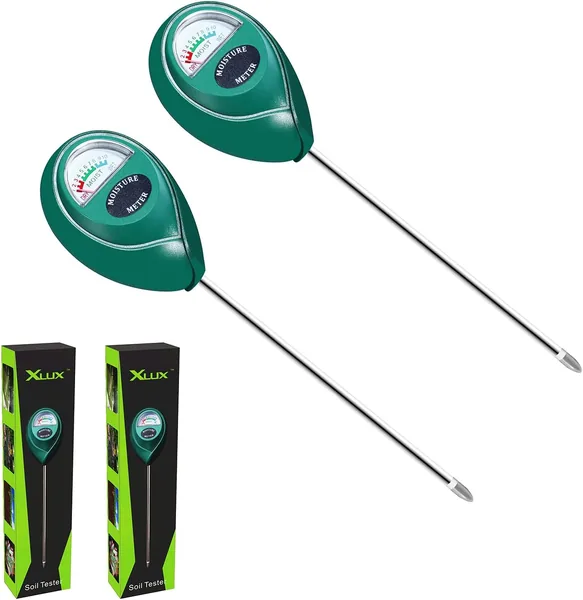 free ads XLUX Soil Moisture Sensor Meter – 2 Pack Best Deal