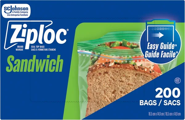 free ads Ziploc Sandwich Bags 180 Count – 11% Off