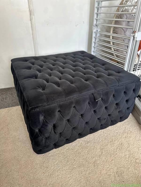 Free Extra Large Dark Blue Ottoman
