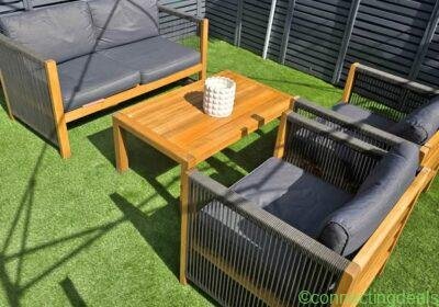 Free ad: Garden table and chairs in Glasgow. Garden table and chairs in Glasgow