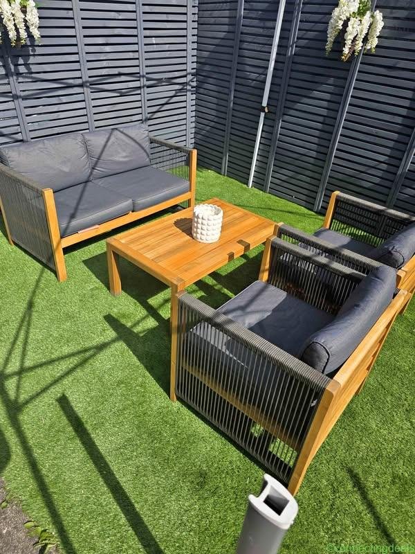 Garden table and chairs