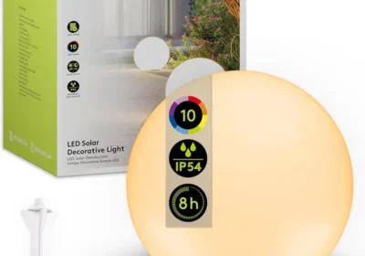 goobay LED Solar Ball 35 cm - RGB Lichtkugel für Außenbereich, winterfest IP54, wetterfest, Solarlampe, Dekolampen in Slovakia