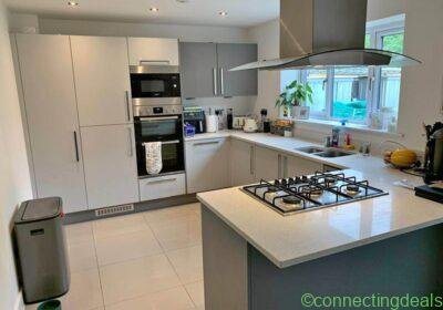 Grey kitchen floor tiles 600 x 600mm in Manchester