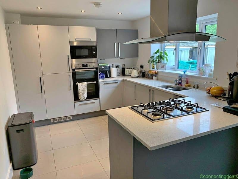 Grey kitchen floor tiles 600 x 600mm