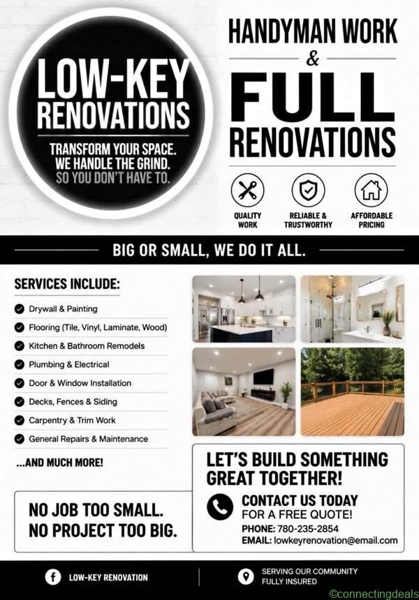 Handyman -low keys Reno’s-