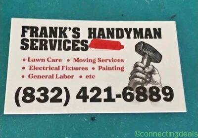 Handyman services by Frank in Houston