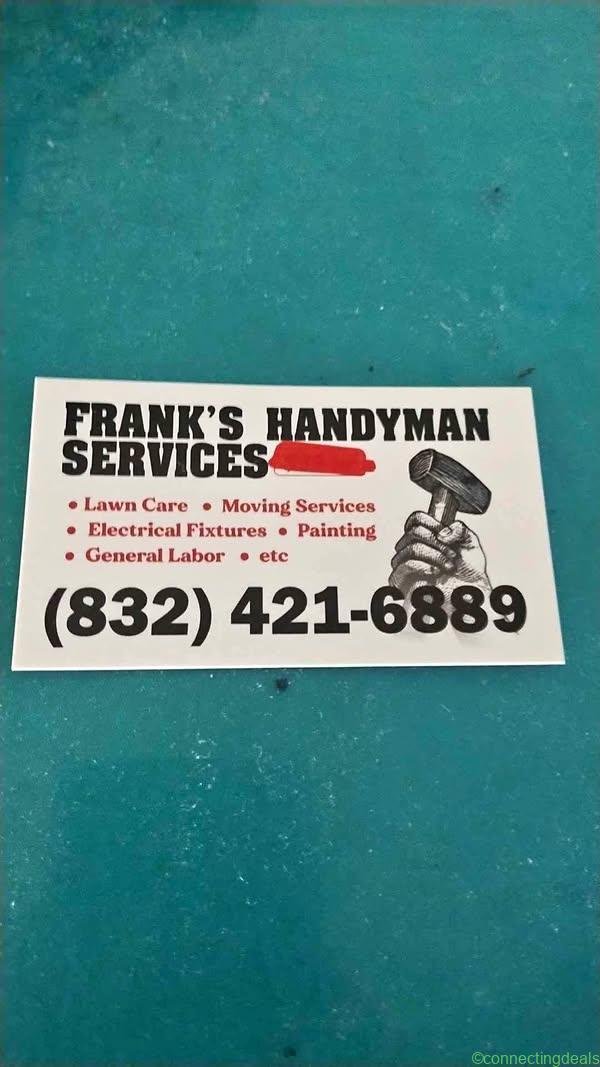 Handyman services by Frank