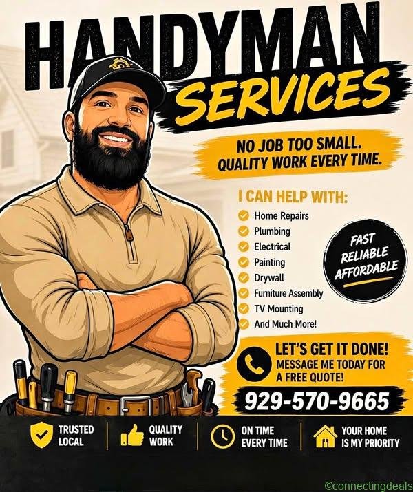 Handyman Services – Home Repairs Plumbing