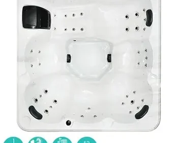 Hot Tub Master Luna Stream 40-Jet 6 Person Hot Tub - Delivered and Installed in United Kingdom