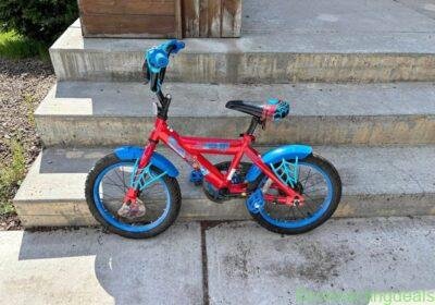 Free ad: Huffy Spider-Man 16-inch Kids' Bike in Calgary. Huffy Spider-Man 16-inch Kids' Bike in Calgary