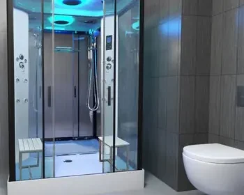 Insignia Diamond 1400 x 900 Steam Shower in 2 Colours in United Kingdom