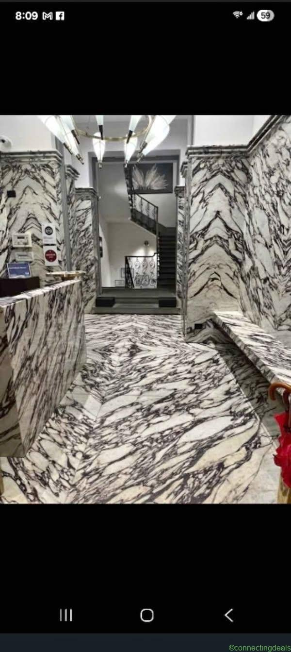 Italian callacutta Viola marble slabs