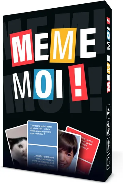 Kardéo – Meme-Moi – Le Jeu de Société de Mèmes pour les Amis et l’Apéro – Parfait pour l’Ambiance et l’Humour – 2 à 6 Joueurs – Best Deal