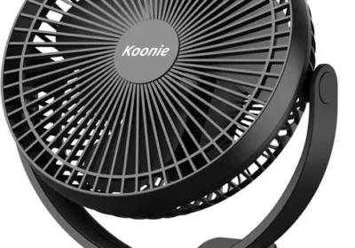 Koonie 10000 mAh Clip Fan, 20 cm USB-Lüfter mit Batterie, 4 Geschwindigkeitsstufen & 360° Drehung, leiser Wand- und Tischlüfter in Slovakia