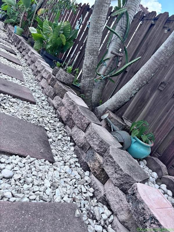 Landscaping paver / garden wall
