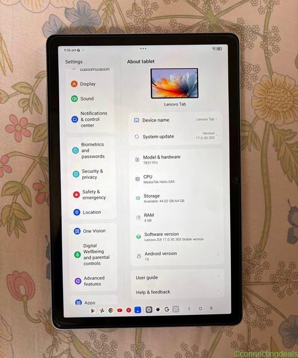 Lenovo Tablet 10.1 Inch Wi-Fi