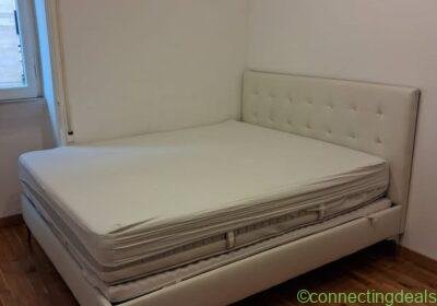 Free ad: Letto matrimoniale: rete, testiera, materasso e in Rome. Letto matrimoniale: rete, testiera, materasso e in Rome
