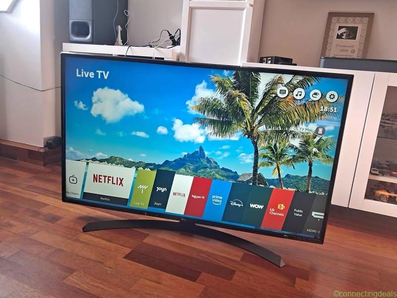 LG 49 Zoll 4K UHD Smart Tv Fernseher Top Zustand