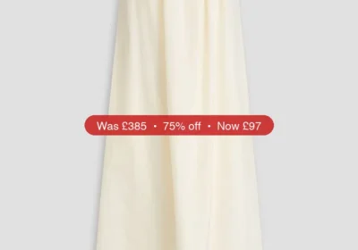 LOULOU DE SAISON Kika cotton-blend poplin midi dress - 75% Off in United Kingdom