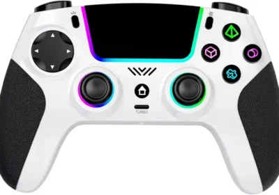 Mando Inalámbrico SZPACMATE para PS4/PS3/Switch/PC/iOS/Android/Steam Deck, con Luces RGB de 8 Colores y Efecto Hall in Portugal
