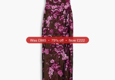 MARCHESA NOTTE Embroidered tulle gown - 75% Off in United Kingdom