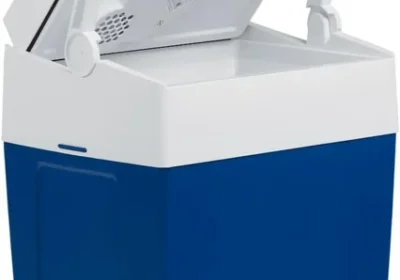 Mobicool ME27 Elektro Kühlbox, 12 V und 230 V, 26 L, Blau - Mini-Kühlschrank für Auto, Camping, Urlaub, Boot, Festivals - Leicht in Denmark