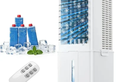 Mobile Klimaanlage ohne Abluftschlauch, 10L Luftkühler 60W, 4-in-1 Verdunstungskühler mit 12H Timer, 4 Modi, 120° Oszillation Best Deal in Slovakia