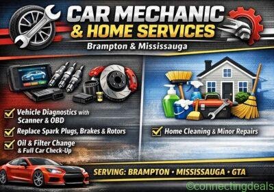 Mobile Mechanic & Home Repair Services – in Toronto