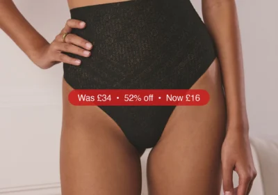 Next Black High Waisted Thong N. Premium Sculpting Shaping Knickers - 52% Off in Ireland