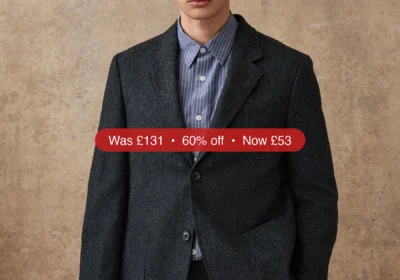 Next Charcoal Grey Relaxed Fit Wool Blend Suit Jacket - 60% Off in Ireland