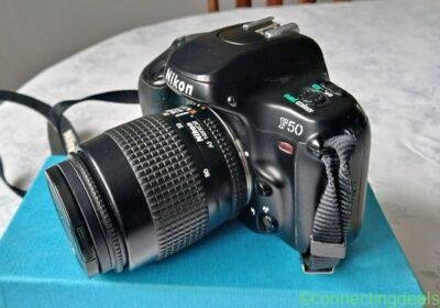 Nikon F50 35mm SLR camera in London
