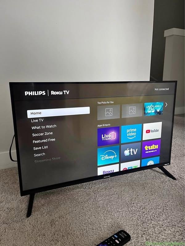 Phillips Roku 32” Smart TV 1080p