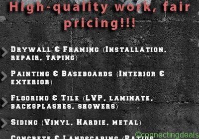 Professional Handyman & Construction Services in Calgary