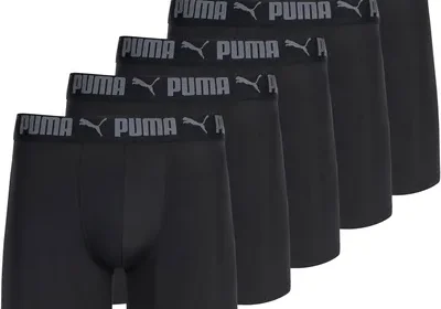 PUMA Men's 5 Pack Performance Boxer Briefs Best Deal in Kuwait