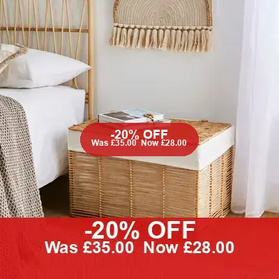 Purity Large Woven Storage Trunk 20% Off