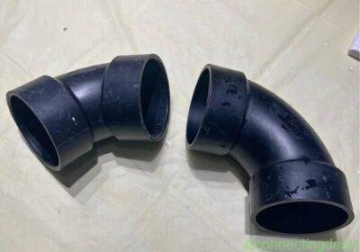 PVC elbow joints for drains in Montreal