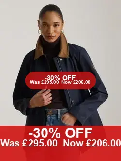 Ralph Lauren Bonded Jersey Barn Jacket – 30% Off