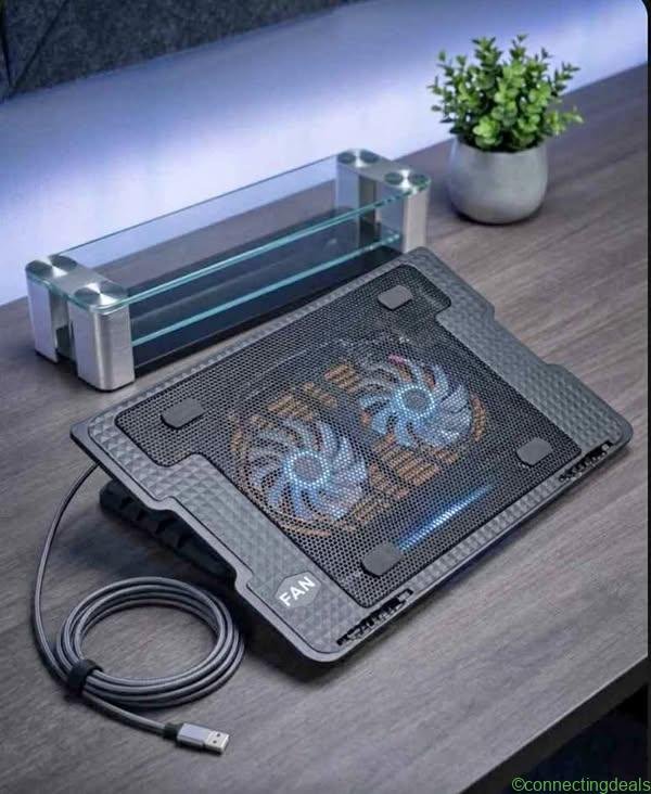 Refroidisseur Laptop Gaming (Ventilateur Double)