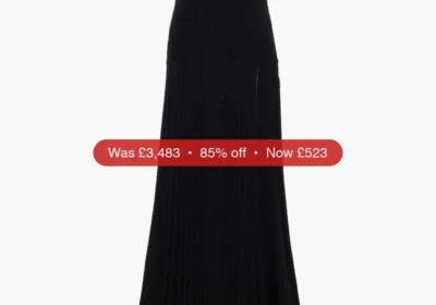 ROBERTO CAVALLI Stretch-knit maxi dress - 85% Off in United Kingdom