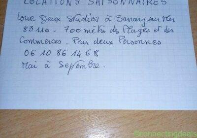 Free ad: Saisonnière in Marseille. Saisonnière in Marseille