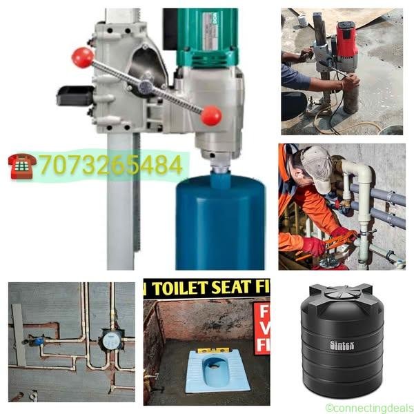 SLK plumbing fitting salutation drilling services