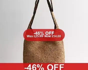 Stone Woven Slouchy Tote Bag - 46% Off in United Kingdom