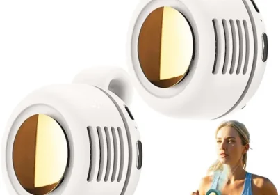 Toerjii Mini-Lüfter mit Clip, tragbarer Bauchlüfter, Batterie, wiederaufladbar, 3 einstellbare Windstärken für Camping und Arbeit im Sommer - 15% Rabatt in Greece